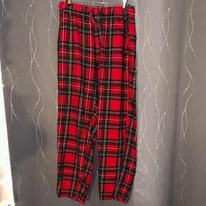 👙Old Navy Men’s Large Red and Green Plaid Sleep Pants